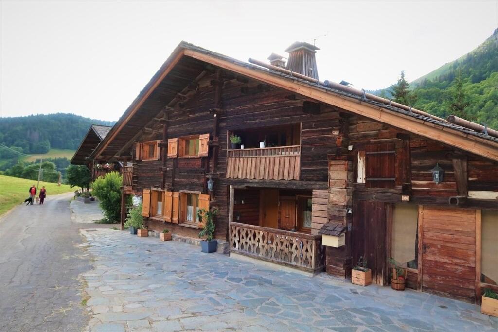 Charmieux Appartement En Chalet Typique Le Grand-Bornand Dış mekan fotoğraf